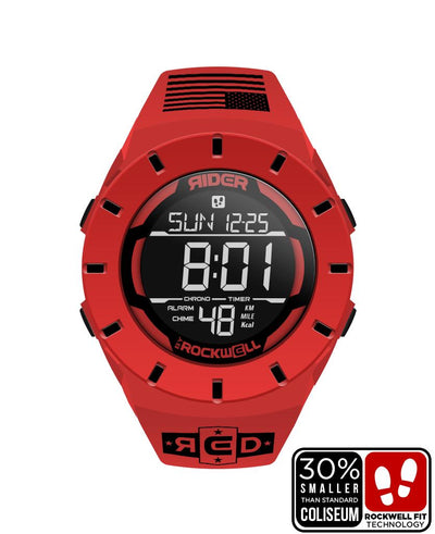 Coliseum Fit™ Forum - R.E.D. Edition (Red/Black) Watch by MyHackerTech