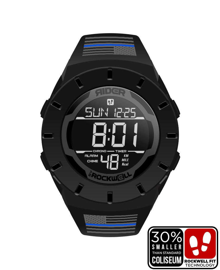 Coliseum Fit™ Forum - Police Freedom Edition (Phantom Black) Watch by MyHackerTech