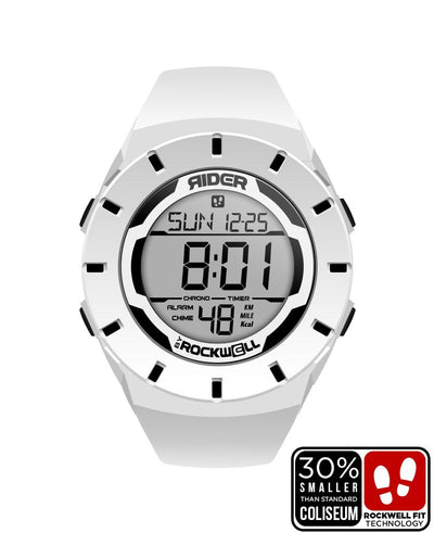 Coliseum Fit™ Forum (White/Black) Watch by MyHackerTech