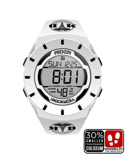 Coliseum Fit™ Forum - MD Edition (White/Black) Watch by MyHackerTech