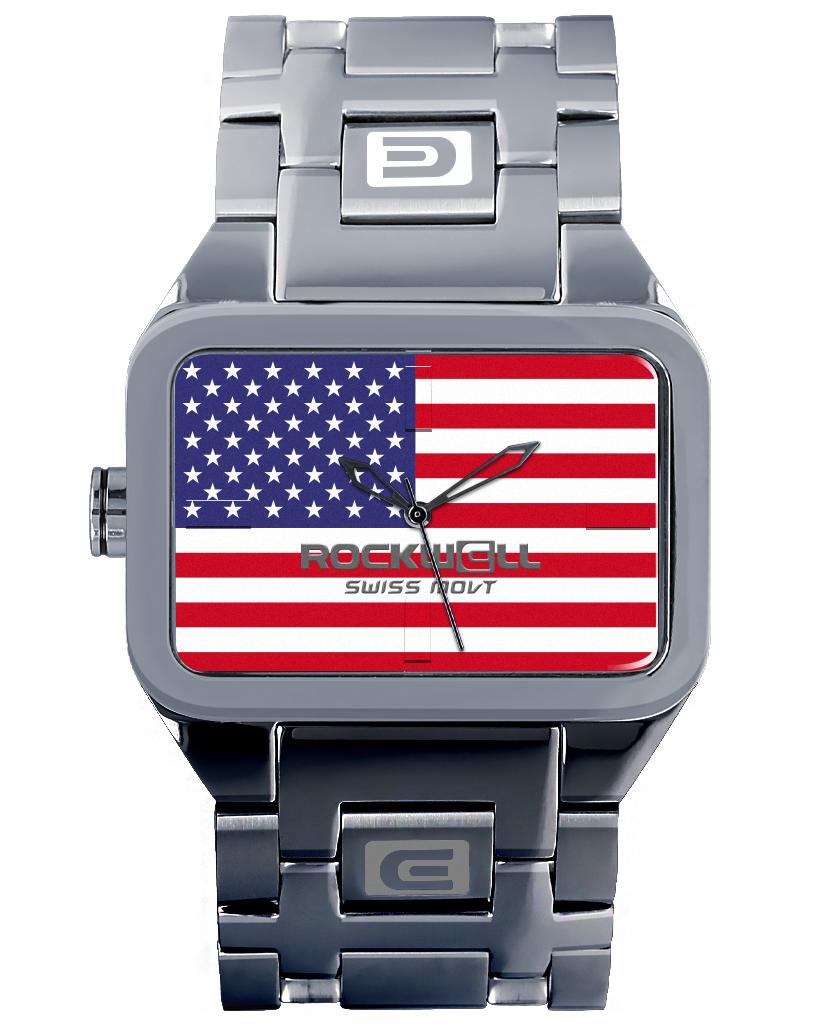 Duel Time Freedom Edition (Silver) Watch by MyHackerTech