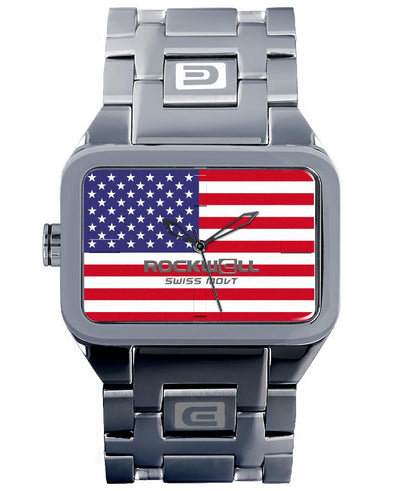 Duel Time Freedom Edition (Silver) Watch by MyHackerTech