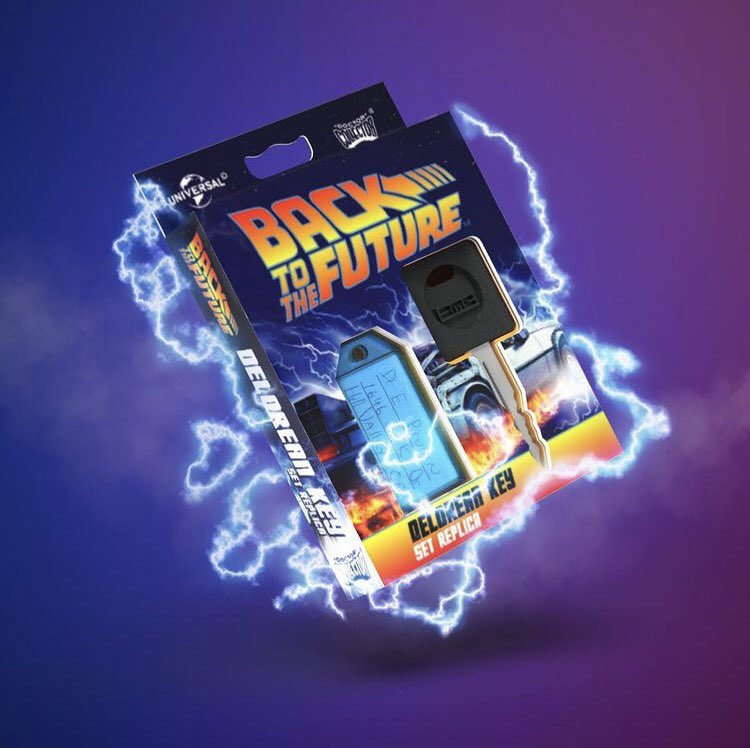Back to the Future DeLorean Key Set Replica by MyHackerTech