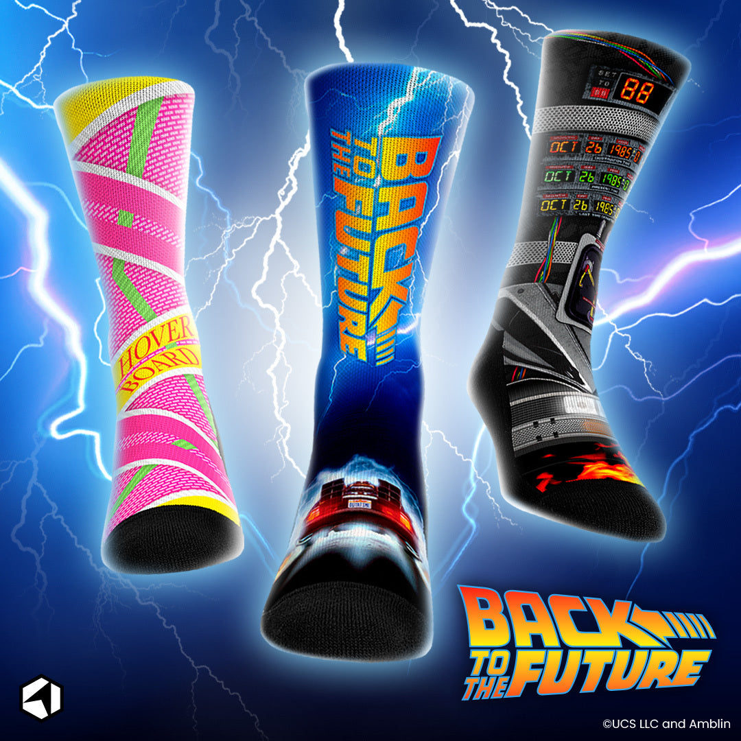 Back to the Future "Title Sequence" Unisex Socks by MyHackerTech