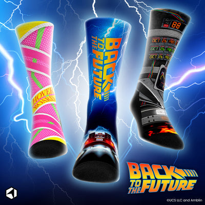 Back to the Future "Title Sequence" Unisex Socks by MyHackerTech