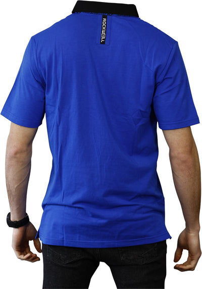 Rockwell Tri-Blend Pocket Polo - Blue by MyHackerTech