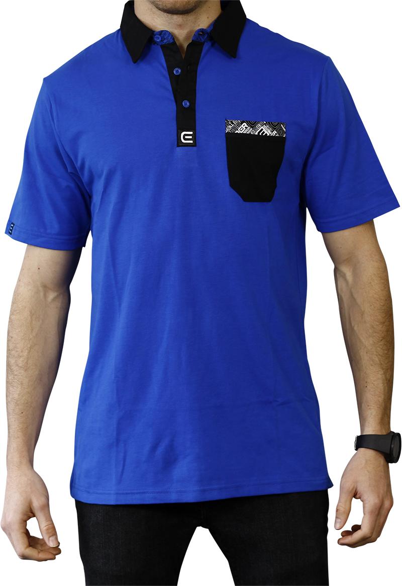 Rockwell Tri-Blend Pocket Polo - Blue by MyHackerTech