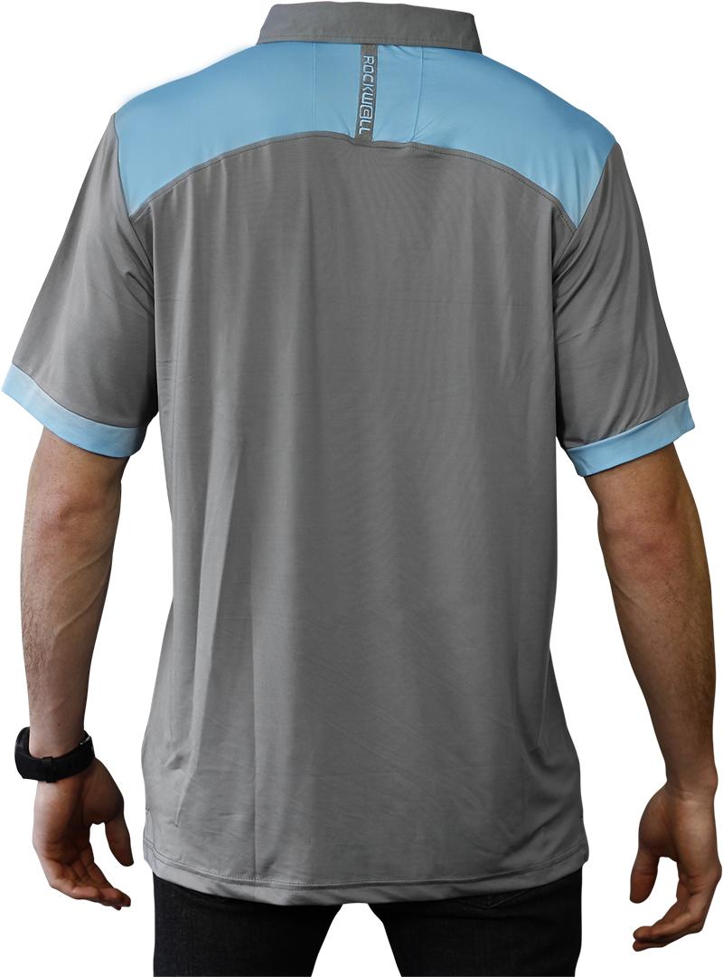 Rockwell Poly-Blend Polo - Gray/Shark by MyHackerTech