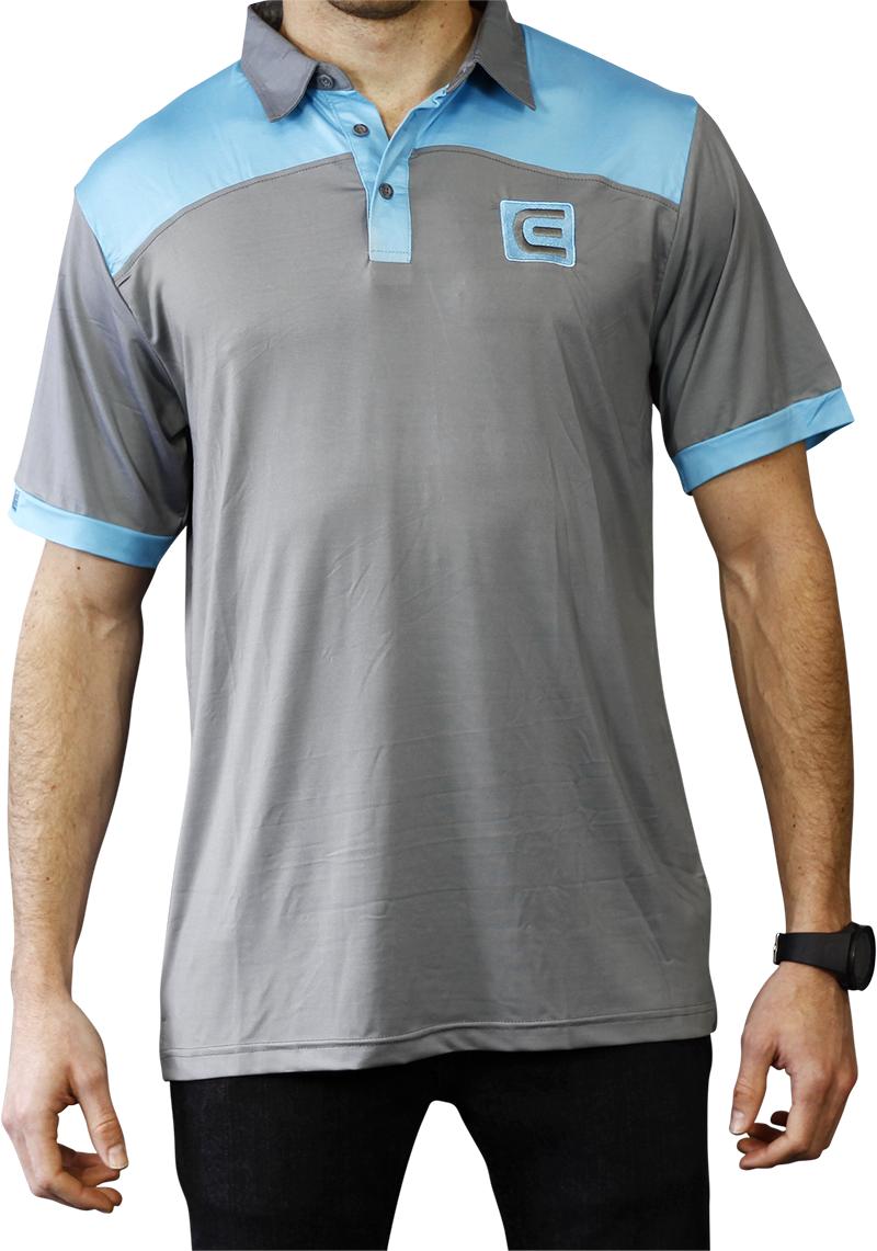 Rockwell Poly-Blend Polo - Gray/Shark by MyHackerTech