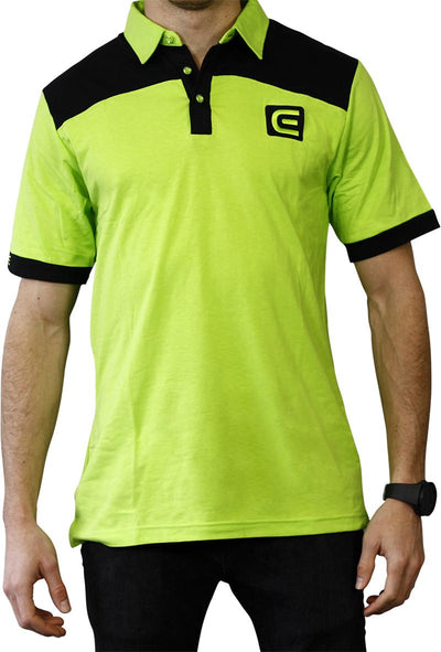 Rockwell Tri-Blend Polo - Green/Black by MyHackerTech