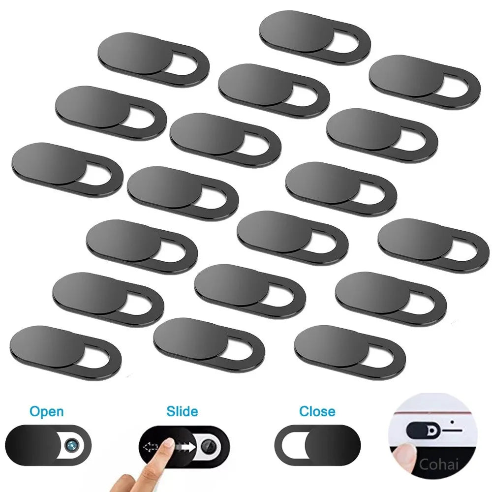 1/20PCS Webcam Cover Shutter Magnet Slider Universal Antispy Camera Cover For Web Laptop Ipad Macbook Phone Lens Privacy Sticker