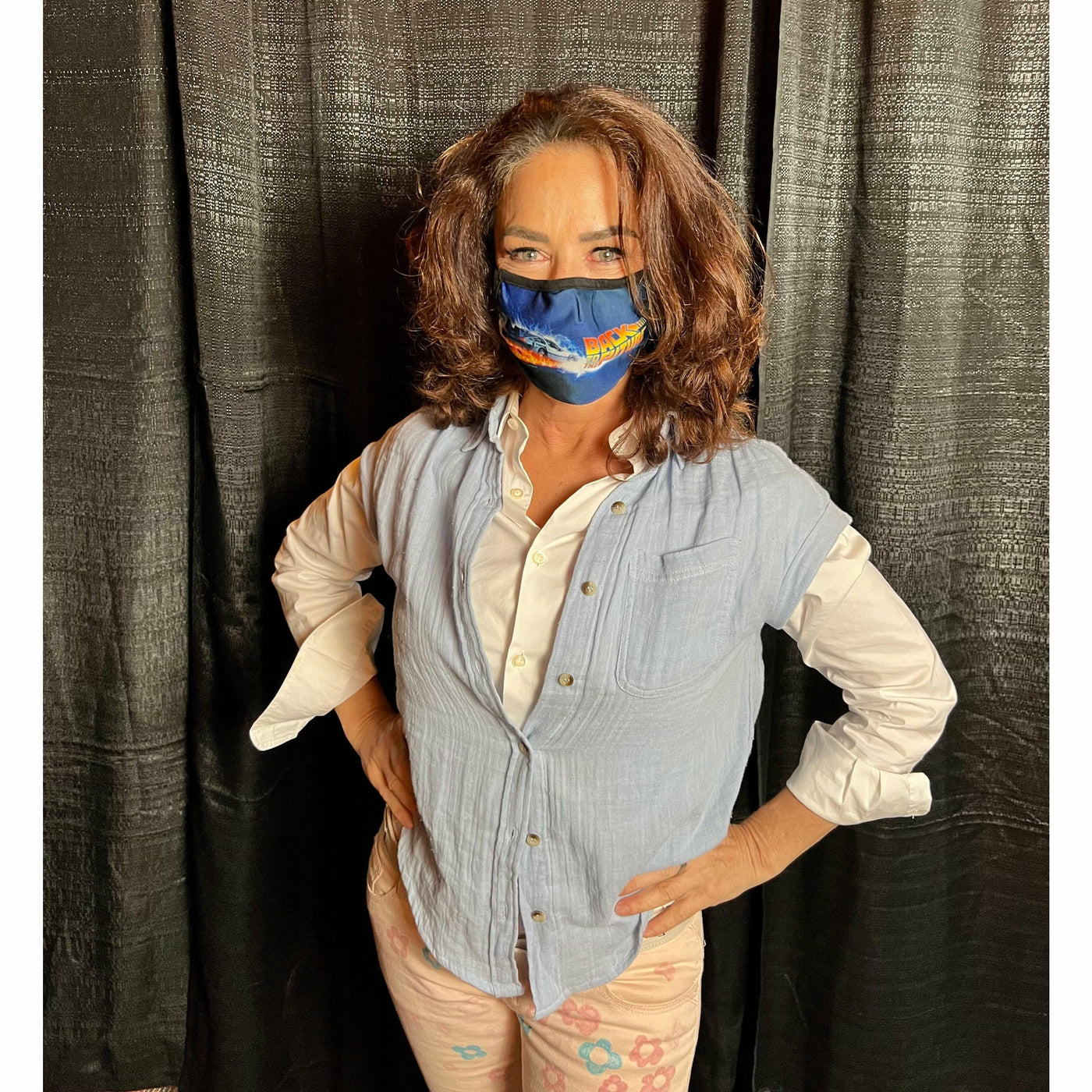 Back to the Future Adult Face Mask by MyHackerTech