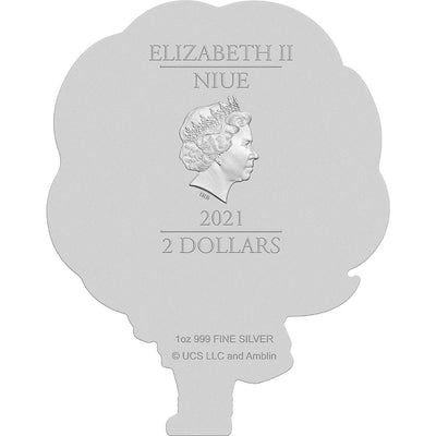 Back to the Future Limited Edition 2021 Jennifer Parker shaped 1oz silver coin by MyHackerTech