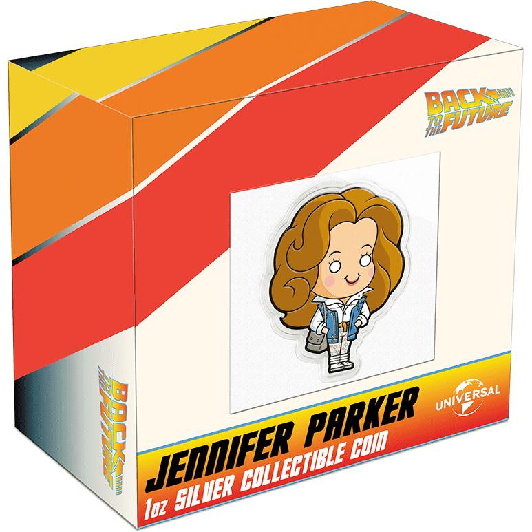 Back to the Future Limited Edition 2021 Jennifer Parker shaped 1oz silver coin by MyHackerTech