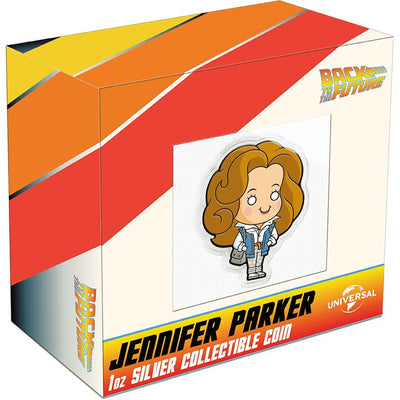 Back to the Future Limited Edition 2021 Jennifer Parker shaped 1oz silver coin by MyHackerTech