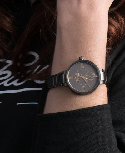 Kennedy (Gunmetal/Gold) Watch by MyHackerTech