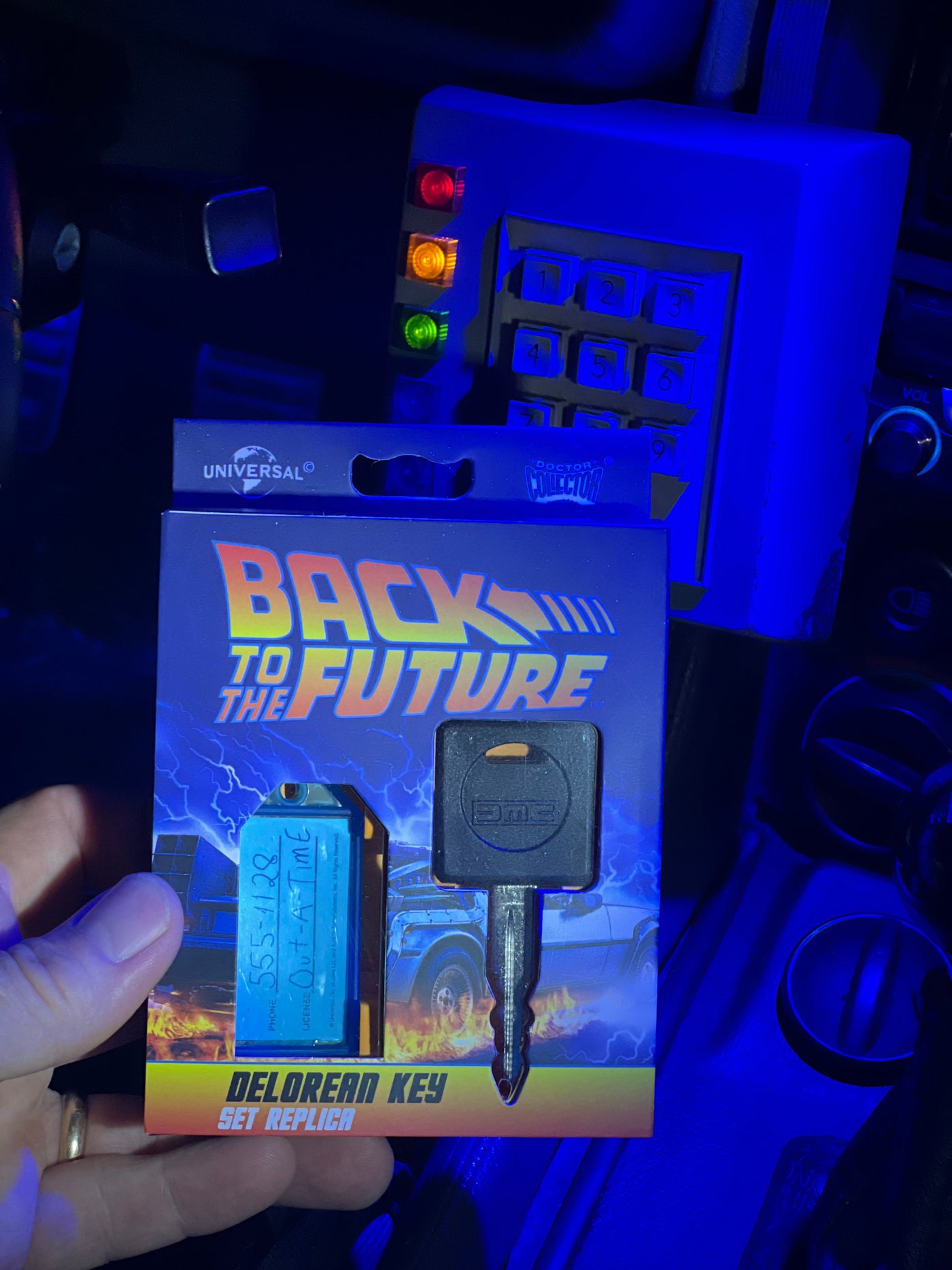 Back to the Future DeLorean Key Set Replica by MyHackerTech