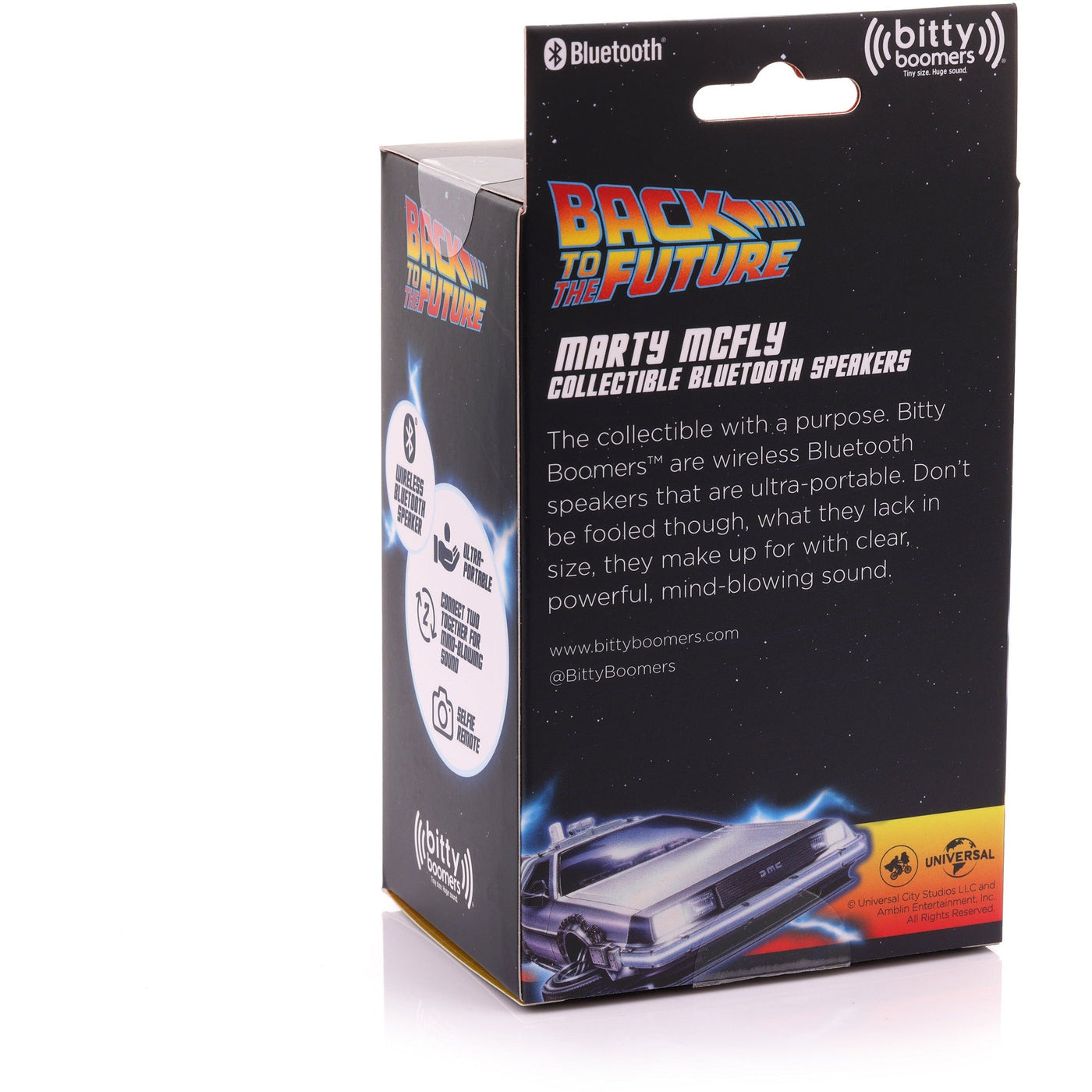Universal Back to the Future Marty McFly Bitty Boomer Bluetooth Speaker by MyHackerTech
