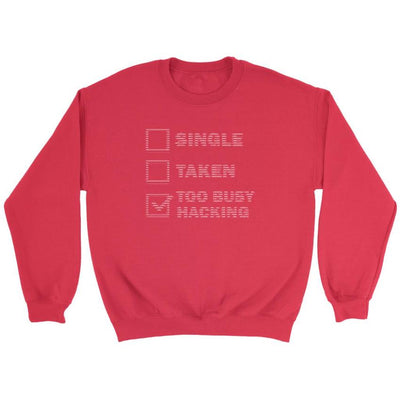 Too busy hacking - Crewneck Sweatshirt by MyHackerTech