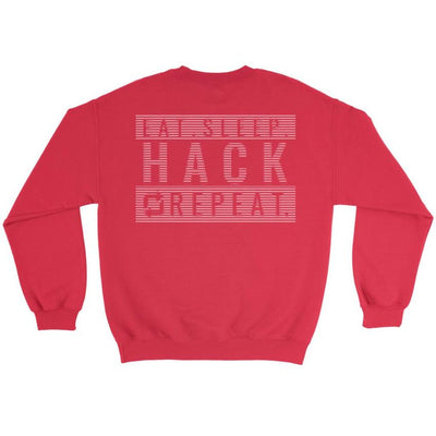Eat sleep hack repeat v1 - Crewneck Sweatshirt by MyHackerTech