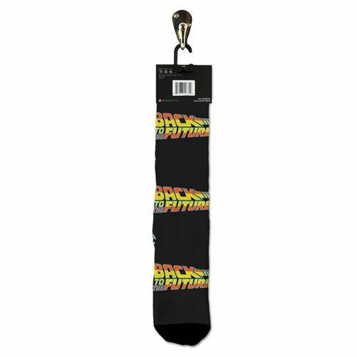 Back to the Future "Time Traveler" Men's Crew Straight Down Knit Mix-Match Socks (Size 8-12) by MyHackerTech