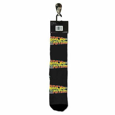 Back to the Future "Time Traveler" Men's Crew Straight Down Knit Mix-Match Socks (Size 8-12) by MyHackerTech