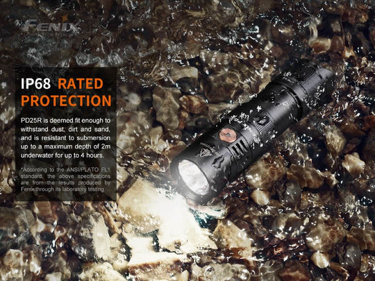 fenix 25 flashlight Fenix PD25R Rechargeable LED Flashlight