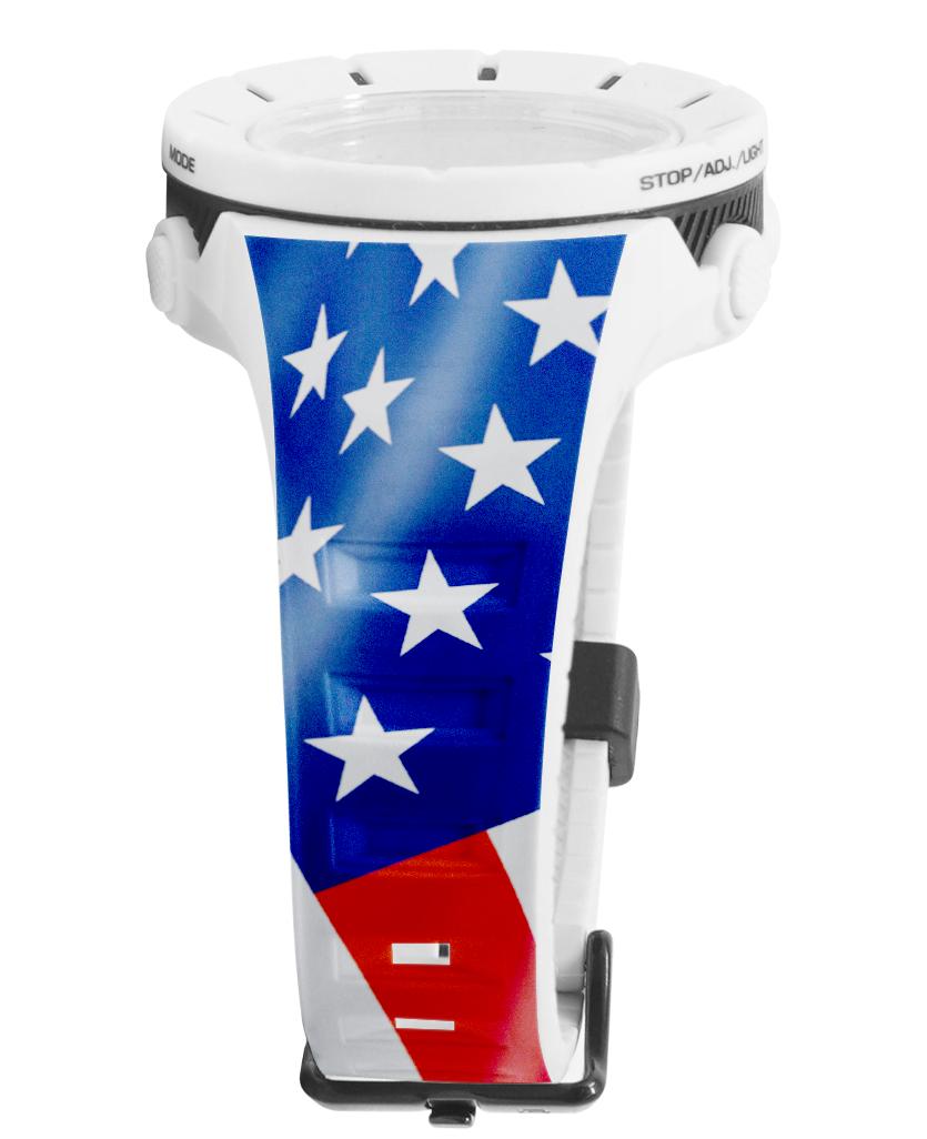 Coliseum Fit™ Forum - Patriot Edition (White/Black) Watch by MyHackerTech