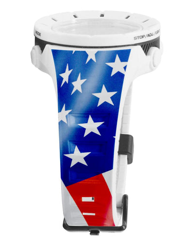 Coliseum Fit™ Forum - Patriot Edition (White/Black) Watch by MyHackerTech