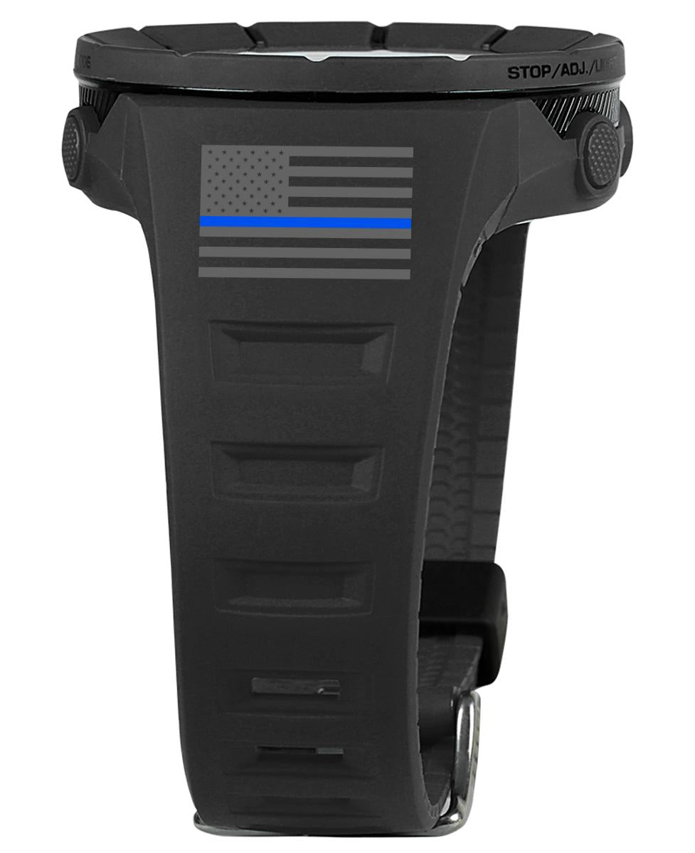 Coliseum Fit™ Police - Freedom Edition (Phantom Black) Watch by MyHackerTech
