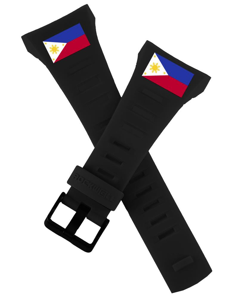 Coliseum Fit™ Flags of The World Edition N-Z (Phantom Black) Watch by MyHackerTech
