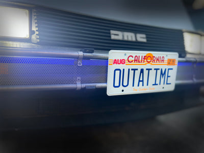 Back to the Future OUTATIME License Plate Replica by MyHackerTech