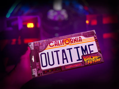 Back to the Future OUTATIME License Plate Replica by MyHackerTech