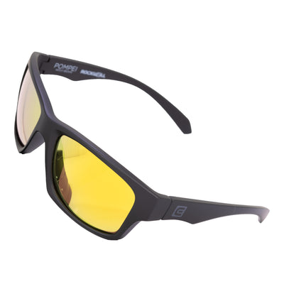 POMPEI FLOATABLE (MATTE BLACK/YELLOW POLARIZED HYDRO) by MyHackerTech