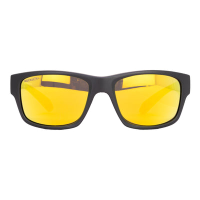 POMPEI FLOATABLE (MATTE BLACK/YELLOW POLARIZED HYDRO) by MyHackerTech