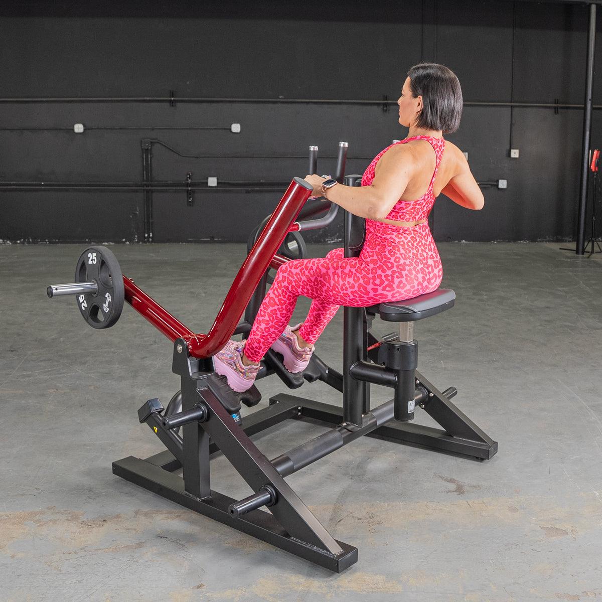 Power Leverage V2 Iso Lateral Seated Row - Muscle D Fitness by MyHackerTech