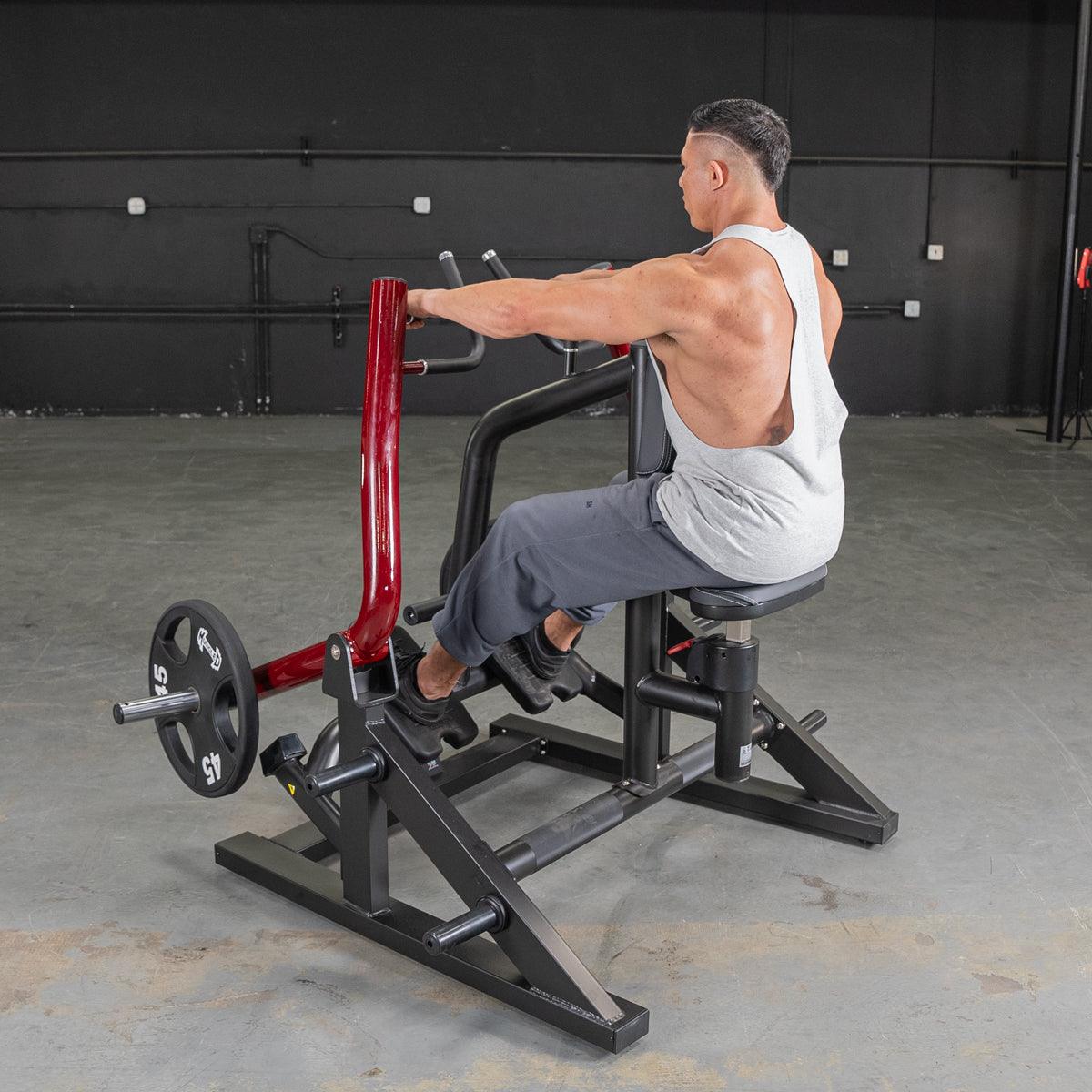 Power Leverage V2 Iso Lateral Seated Row - Muscle D Fitness by MyHackerTech