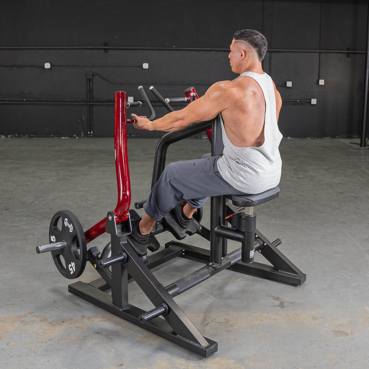Power Leverage V2 Iso Lateral Seated Row - Muscle D Fitness by MyHackerTech