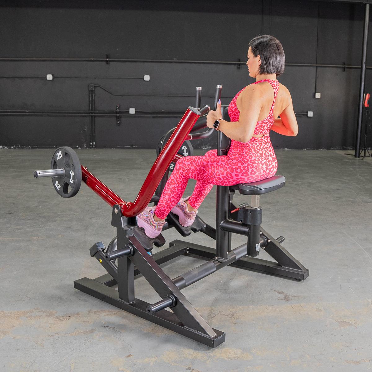 Power Leverage V2 Iso Lateral Seated Row - Muscle D Fitness by MyHackerTech