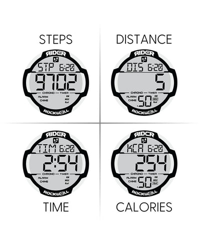 Coliseum Fit™ (White/Black) Watch by MyHackerTech