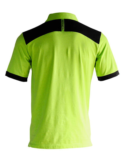 Rockwell Tri-Blend Polo - Green/Black by MyHackerTech