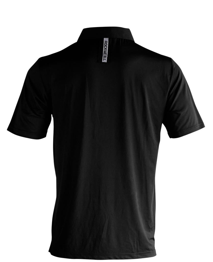 Rockwell Poly-Blend Polo - Black by MyHackerTech