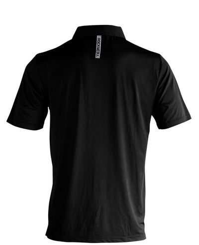 Rockwell Poly-Blend Polo - Black by MyHackerTech