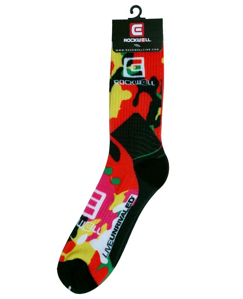 Red Camo Socks by MyHackerTech