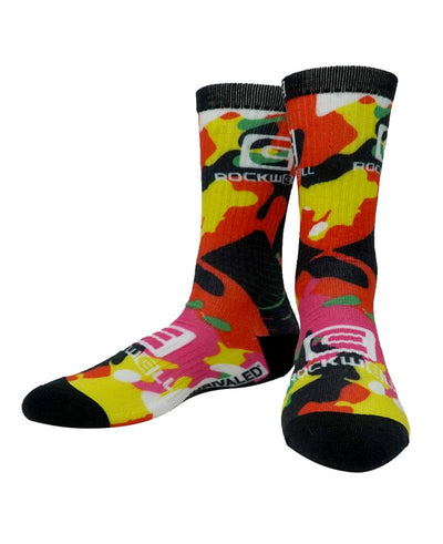 Red Camo Socks by MyHackerTech