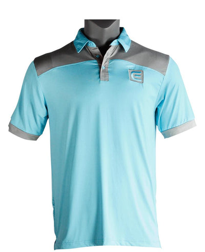 Rockwell Poly-Blend Polo - Shark/Gray by MyHackerTech