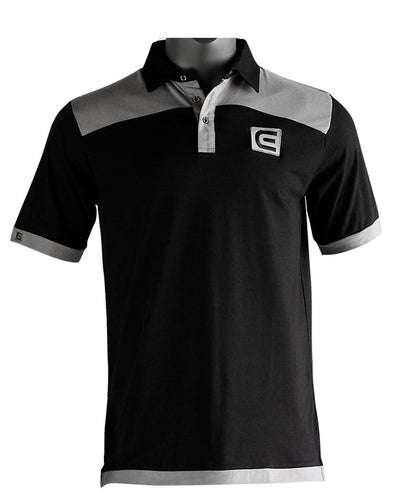 Rockwell Tri-Blend Polo - Black/Gray by MyHackerTech