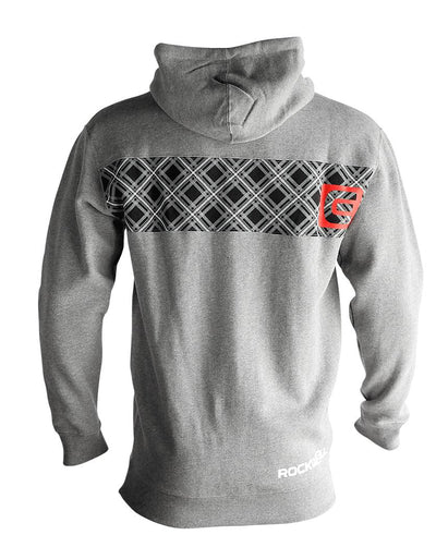 Plaid Block Zip Hoodie by MyHackerTech