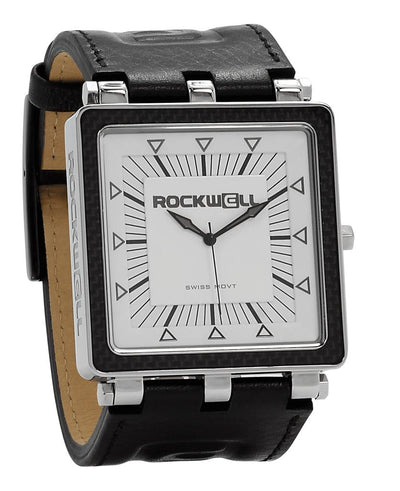 CF Leather (White/Black) Watch by MyHackerTech