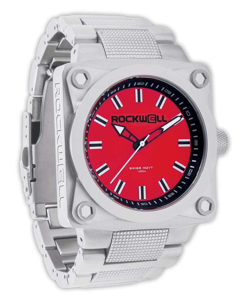 747 (Silver/Red) Watch by MyHackerTech